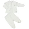 M15980: Baby Unisex 3 Piece Velour Outfit (0-9 Months)